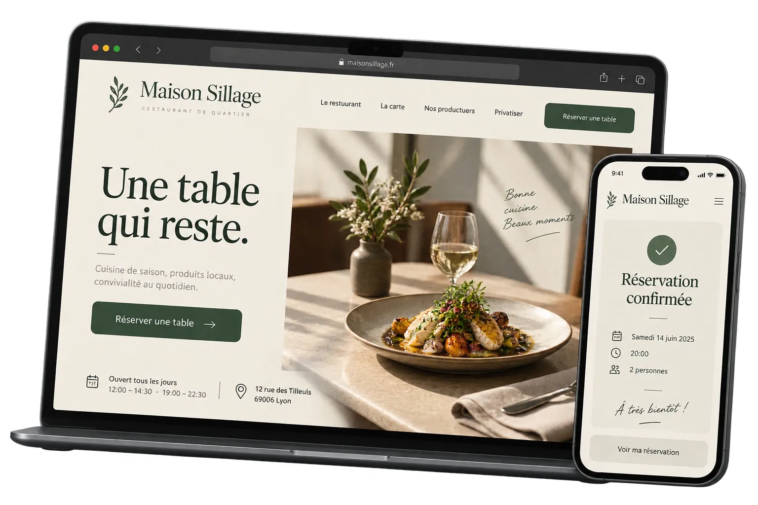 Aperçu du projet Maison Sillage